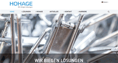 Desktop Screenshot of hohage.de