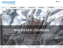 Tablet Screenshot of hohage.de